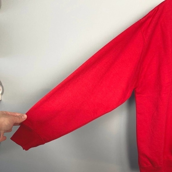 𝅺MCCC Sportswear Snowman Christmas Tree Mock Layered Sweatshirt Women's Size XL - Picture 9 of 12